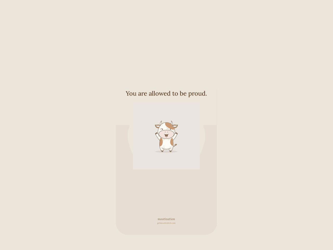 Three iPhones showing Mootivation wallpaper designs